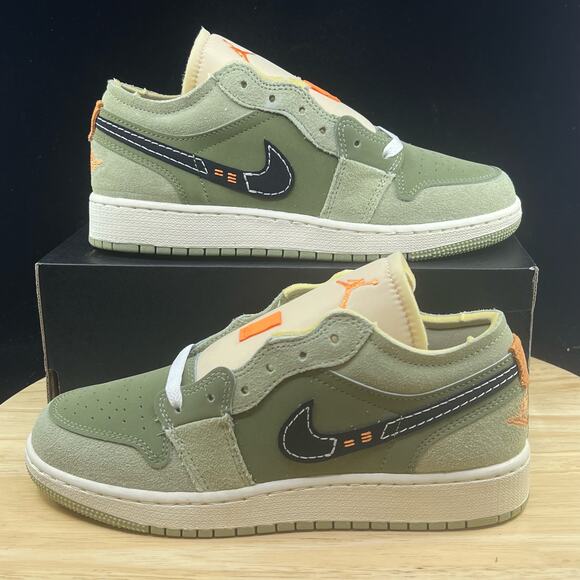Jordan Shoes - Air Jordan 1 Low SE Craft 'Sky J Light Olive' Shoes FD9092-300 GS 5Y Women's 6.5